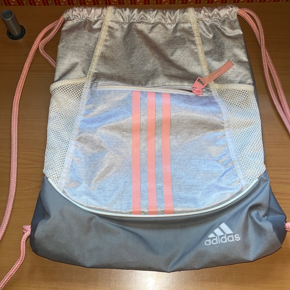 Adidas drawstring bag